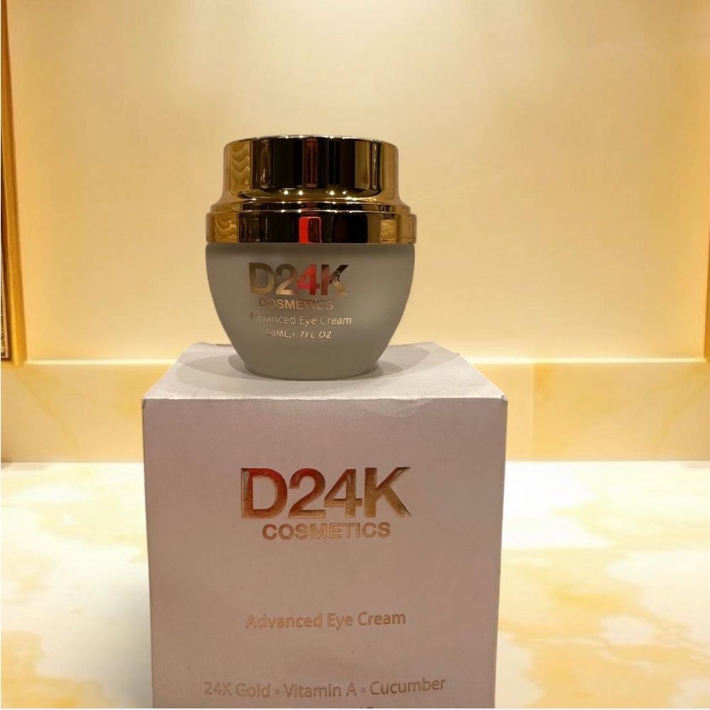 D24K Cosmetics- Advanced Eye Cream 24K Gold • Vitamin A • Cucumber